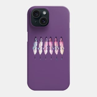 Graphic Feathers Phone Case