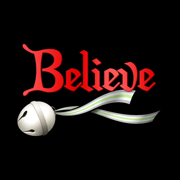 Believe Agender Pride Jingle Bell by wheedesign