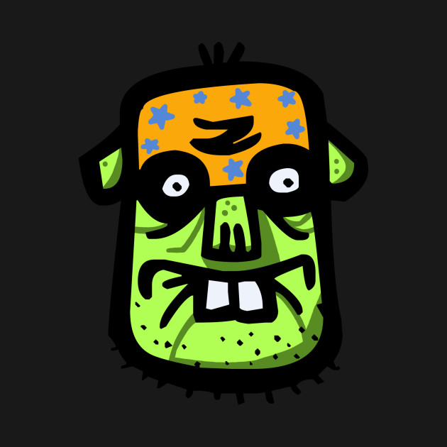 Discover Funky Wrestler Ogre - Cartoon - T-Shirt