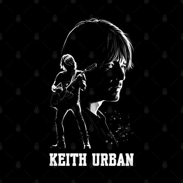 Keith Urban silhouette by BAJAJU