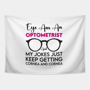 Optometry Assistant Eye Doctor Ophthalmologist Tech Student Tapestry