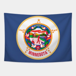 Flag of Minnesota State USA Tapestry