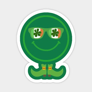 st patrick day irish emoji face Magnet