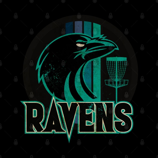 Ravens Disc Golf by CTShirts