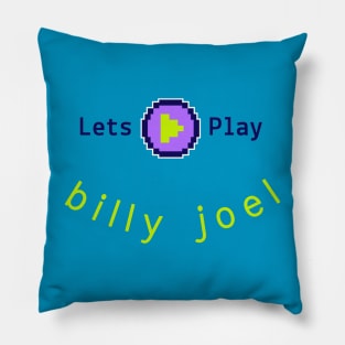 billy joel pixel art Pillow