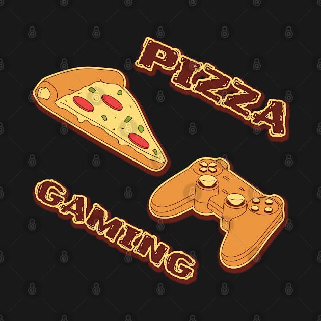 life is better with pizza and gaming by CateBee8