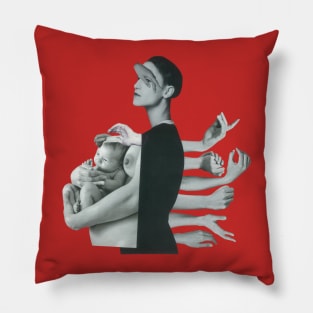 Prehistorical mother Pillow