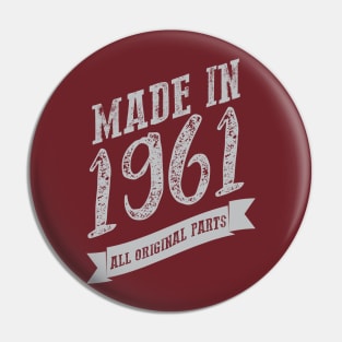 Made in 1961 all original part Pin