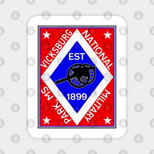 VICKSBURG MISSISSIPPI NATIONAL MILITARY PARK CIVIL WAR BATTLEFIELD Magnet by TravelTime