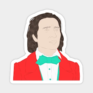 Franz Liszt - Portrait Magnet