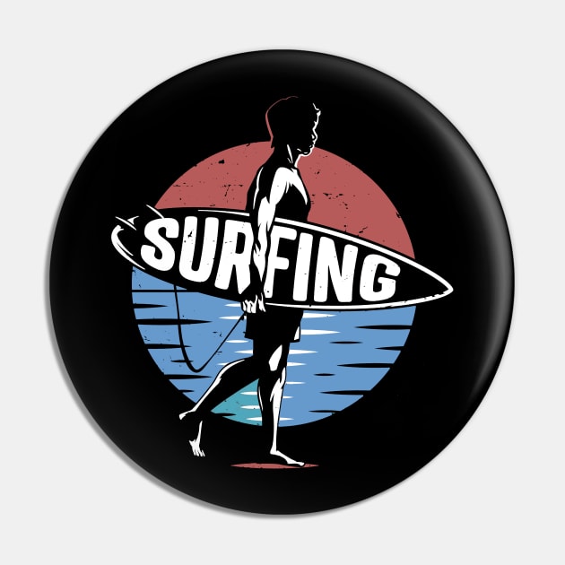 Surfing Pin by mansoury