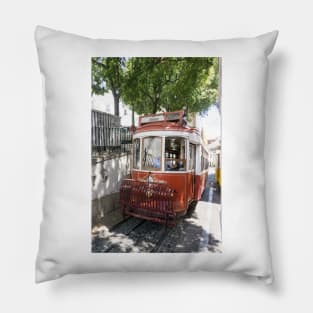 Old Tram, Lisbon Pillow