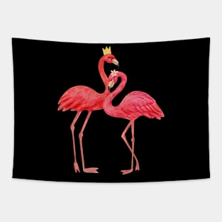 love flamingo Tapestry