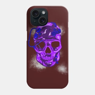 Steampunk Purple Skull Phone Case