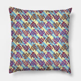 Beautiful Coral Seamless Pattern Pillow