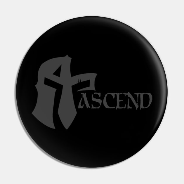 ASCEND Charcoal Grey Pin by Ascension Threads