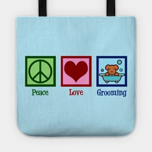 Peace Love Dog Grooming Tote