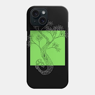 Limon Square Ink Tree Phone Case