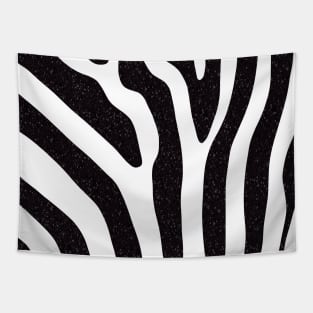 Textured Zebra Stripes | Zebra Pattern Tapestry