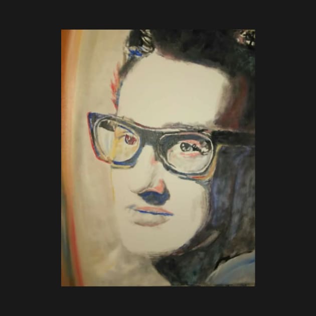 Buddy Holly by Mike Nesloney Art