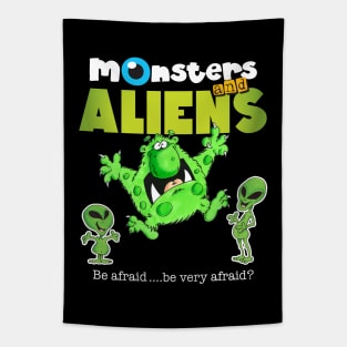 Monsters & Aliens V1 Tapestry