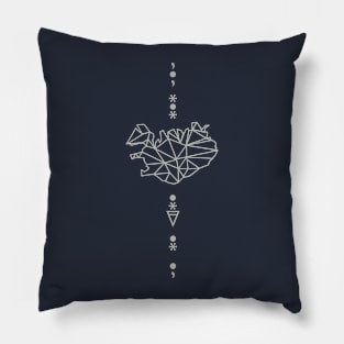 Veður - Iceland Weather Pillow