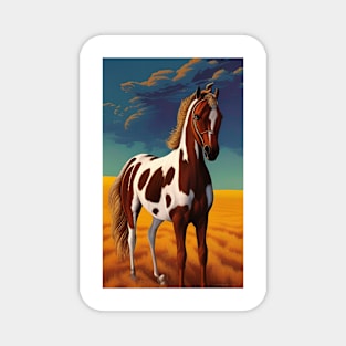 Beautiful Painted Horse Pony Magnet