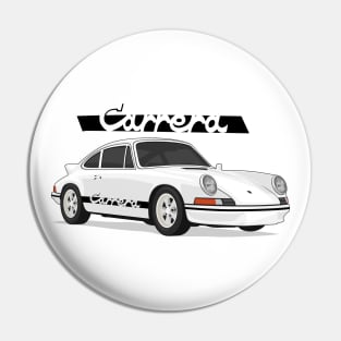 supercar 911 carrera rs turbo 1972 white black Pin