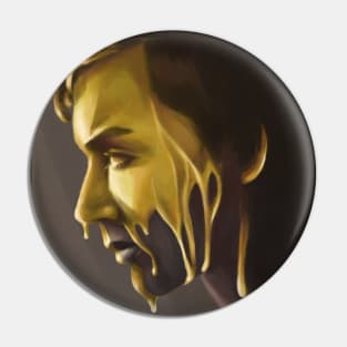 Klaus Hargreeves / Robert Sheehan - Umbrella Academy Gold Pin