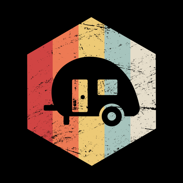 Retro Camper RV Icon by MeatMan