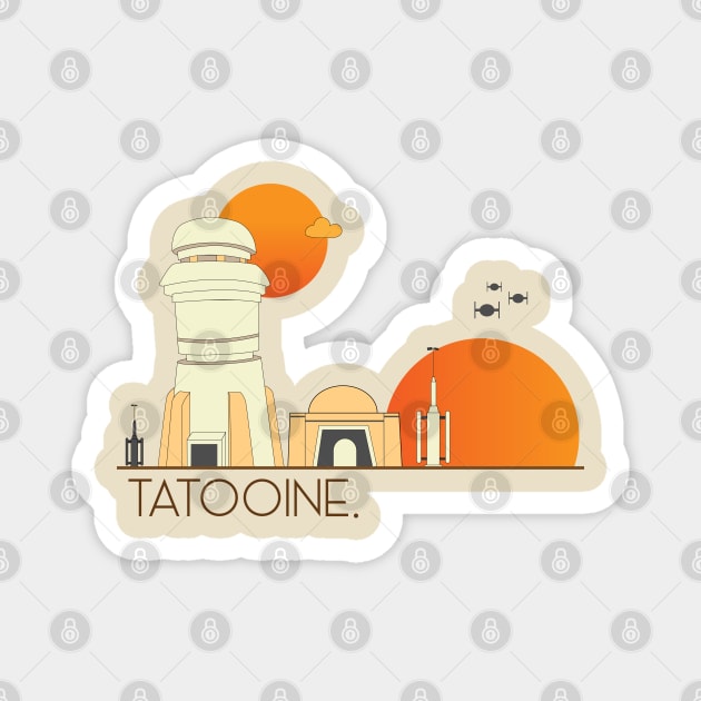 Tatooine Magnet by yayo99