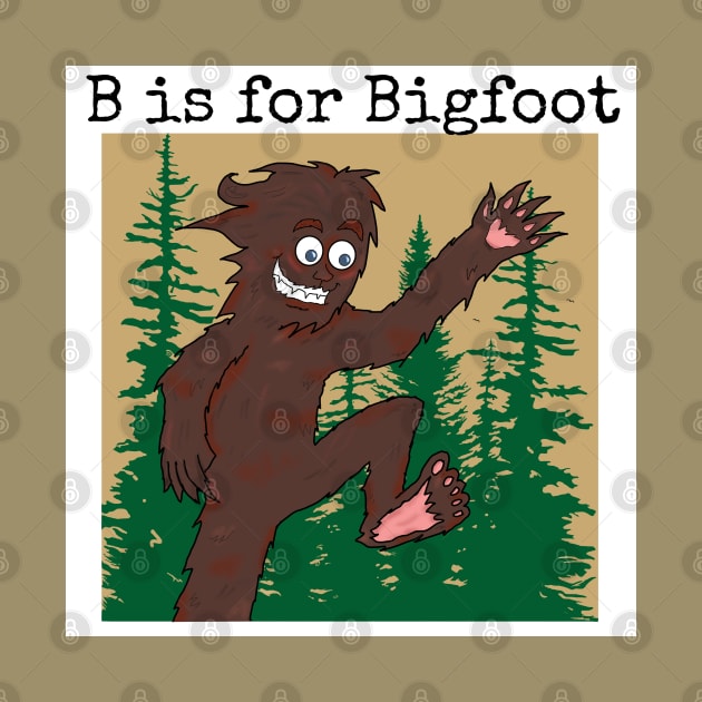 B is for Bigfoot by MoonClone