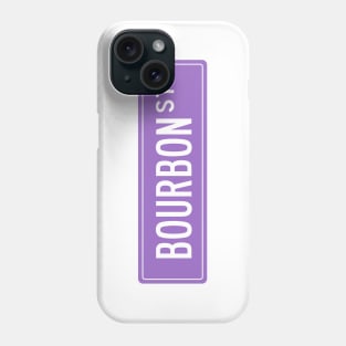 Bourbon st purple Phone Case