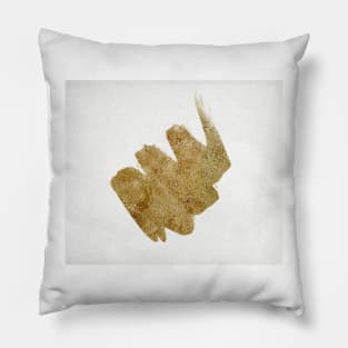 Dashing golden Pillow