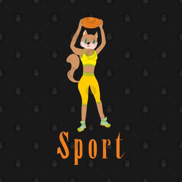 Сat sportswoman by Alekvik