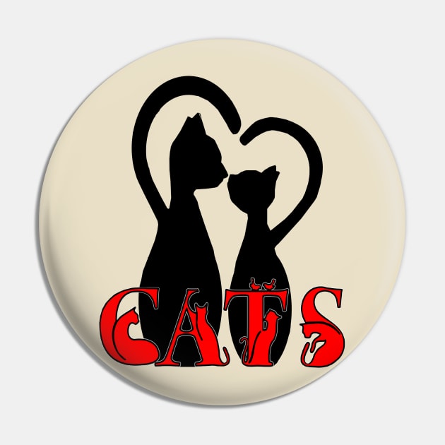 Cat Lovers personality Pin by Just Kidding by Nadine May