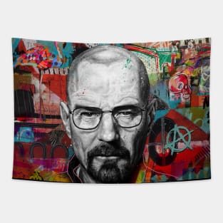 Walter White pop art Tapestry