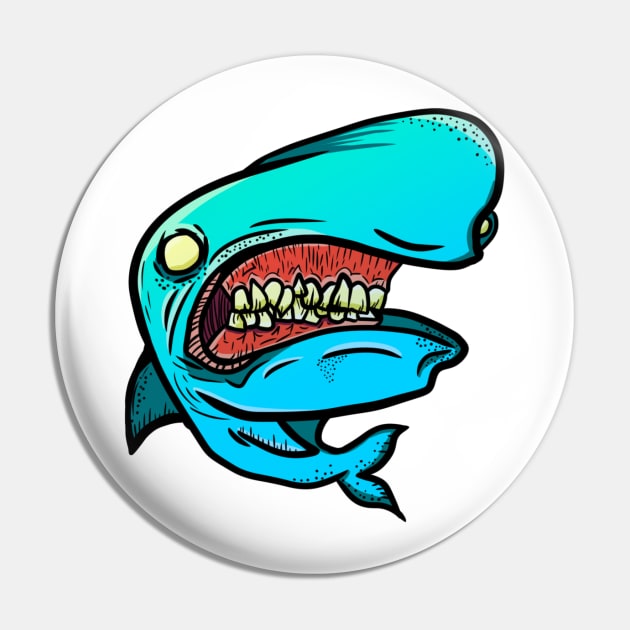 Shark Pin by HamsterOver
