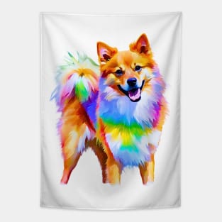 Pop-Art Finnish Spitz Impressionism Tapestry