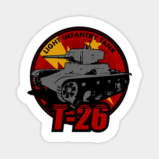 Russian T-26 Tank Magnet