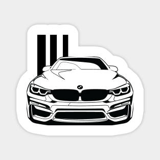 Sports Car Illustration Magnet