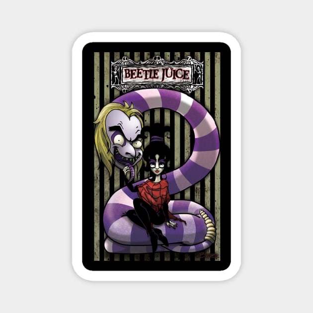 Beetlejuice with Lydia Magnet by Legends Studios LHVP