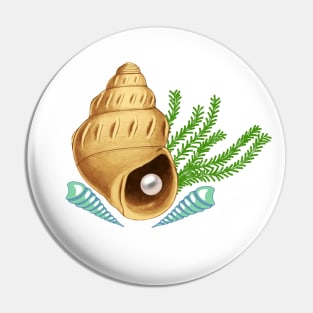 seashell Design Pin