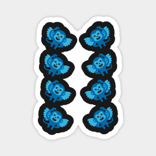 Flying Monkey Sticker Army Magnet