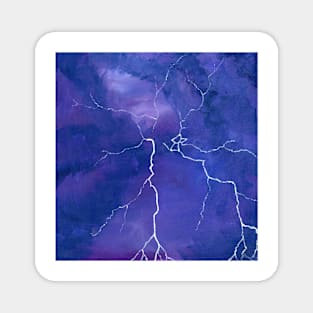 Purple Lightning Magnet