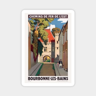 Bourbonne-les-Bains Vintage Poster 1930 Magnet