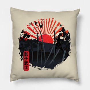 Samurai Battlefield Pillow