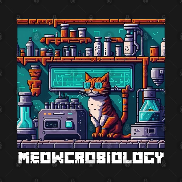 funny meowcrobiology cat by masterpiecesai