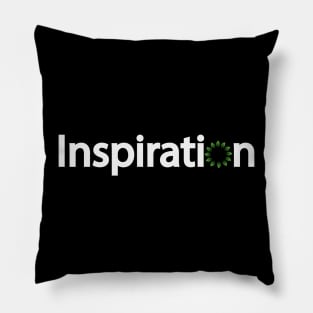 Inspiration artistic text design Pillow