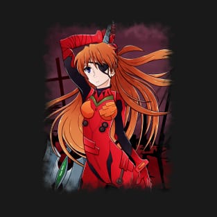 Asuka Langley Soryu - Neon Genesis evangelion T-Shirt